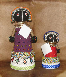 African Ndebele fertility doll