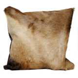 African Hartebeest hide cushion