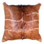 Kudu hide / skin cushion
