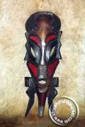 African fertility Zulu mask