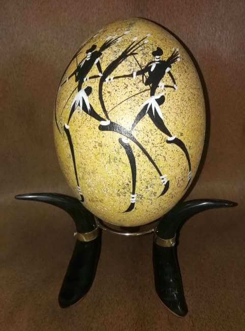 Bushman ostrich egg