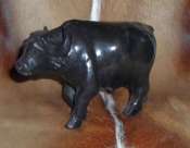 African stone carved Buffalos