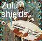 African Zulu shields Zulu shields