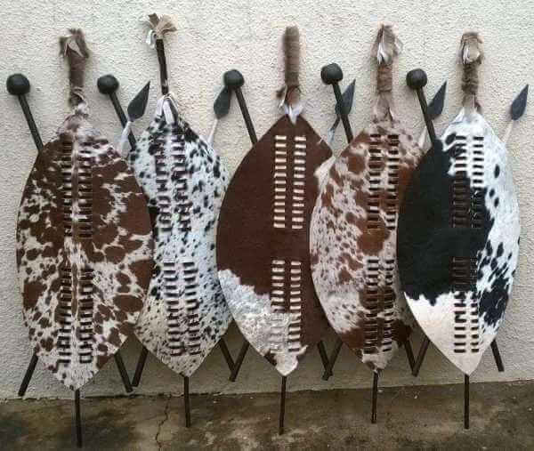 African Zulu shields