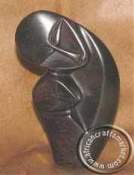 African Soapstone Abstract Family
