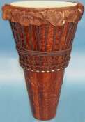 African Rosewood Ashiko Drum