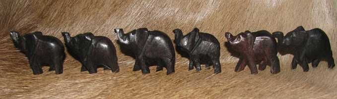 African Ebony Elephant set