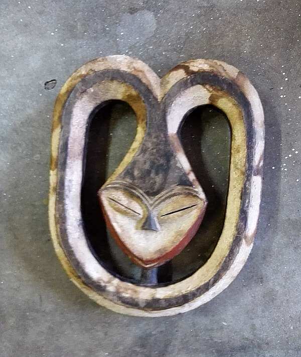 African Kwele mask