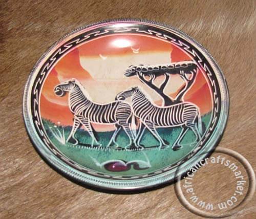 Soapstone bowl - Zebra