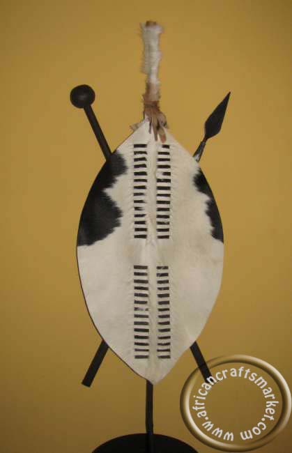 African 75cm Zulu shield