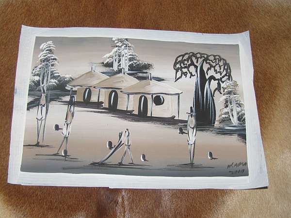 African village painting