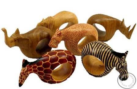 African nakpkin holders