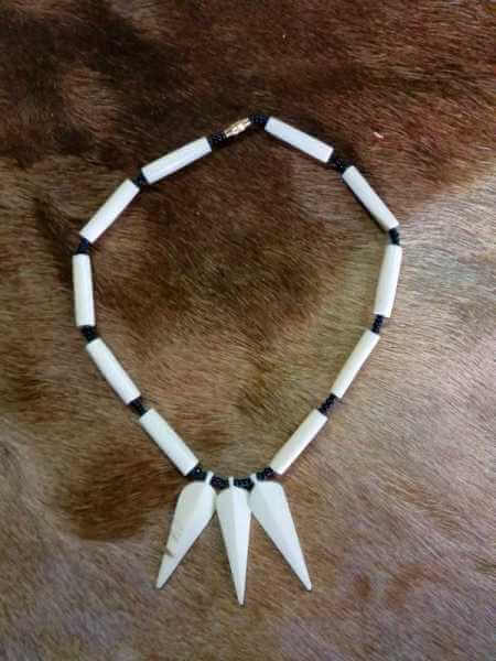 African  bone necklace