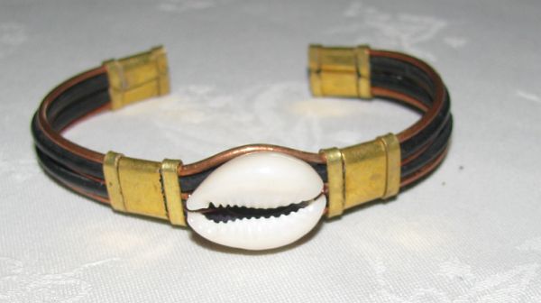 African shell bracelet