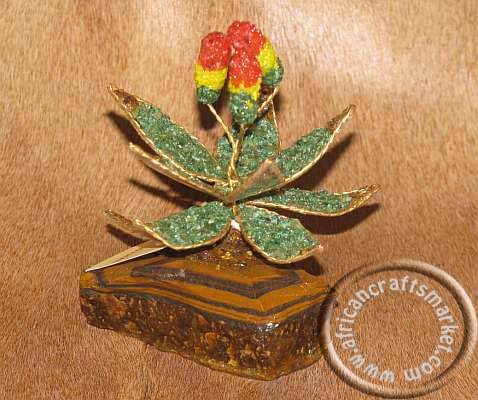 African aloe gemstone tree