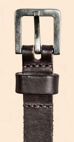African leather belt