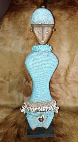 African beaded Namji doll