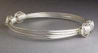 Silver Elephant hair bracelet