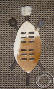 Small Zulu shield