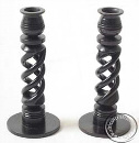 African hand carved candle holders