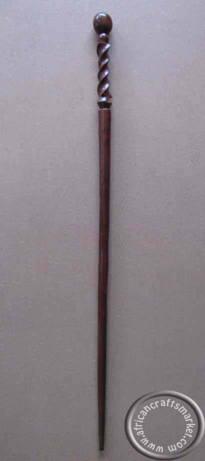 African twited Iron wood cane