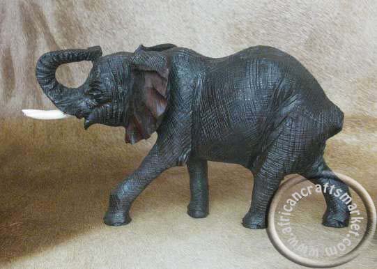 Wooden African Elephant