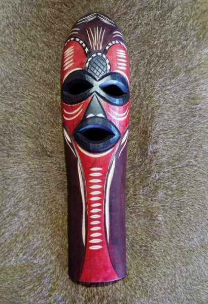 African Swazi mask