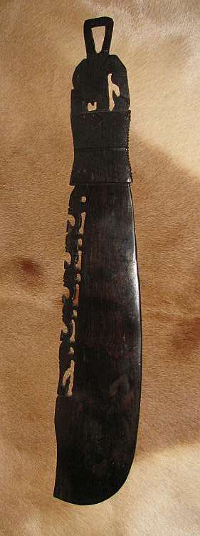 African wooden handmade Panga Knife
