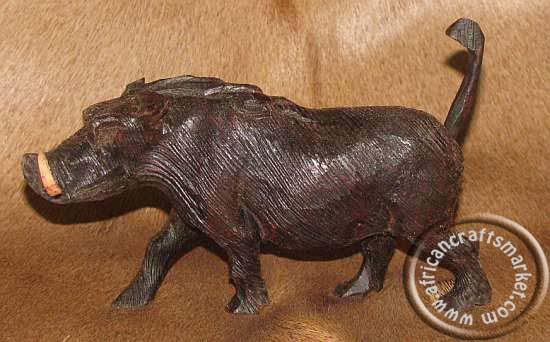 African wooden warthog
