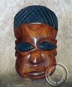 African iron wood tribal mask