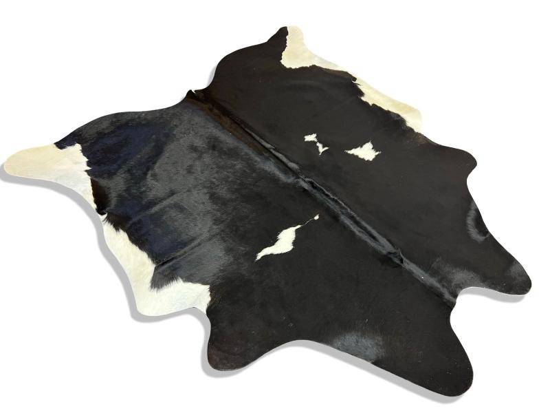 A Grade African Cow hide - Black white