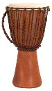 African hand carved drums
