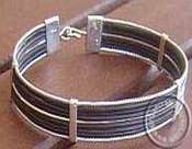 Sterling silver  elephant hair bracelets