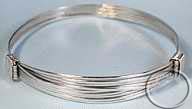 Silver Elephant hair bracelet