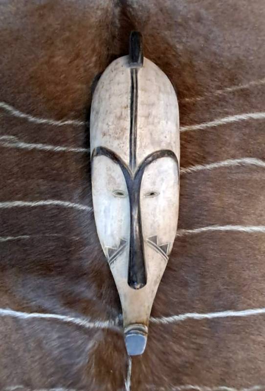 African black and white Fang mask