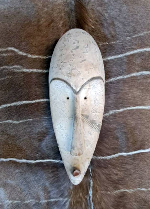 African black and white Fang mask