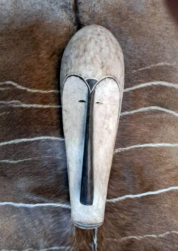 African black and white Fang mask
