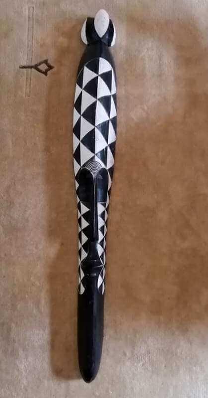 Fang mask - black/white