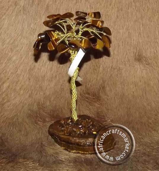 Tiger Eye gemstone tree African Tiger Eye gemstone tree