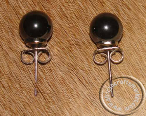 Hematite earrings