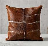 Tanned Kudu hide cushion Kudu hide / skin cushion