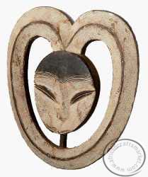 African Kwele mask