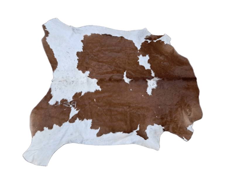 A Grade African Nguni Cow hide - Brown/white