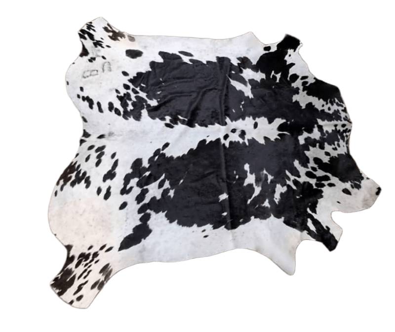 A Grade African Nguni Cow hide - Black white
