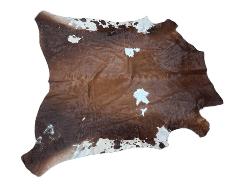 A Grade African Nguni Cow hide - Brown/ white