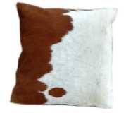 Nguni hide cushion-brown