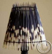 Porcupine quill lampshade