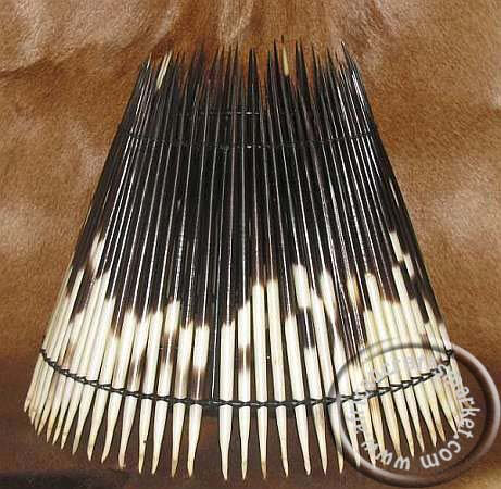 African Porcupine bedside lamp shade