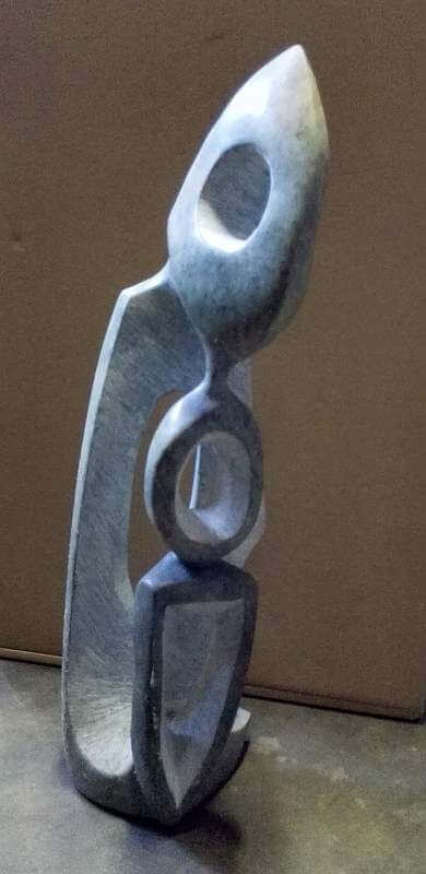 African Abstract Stone figure