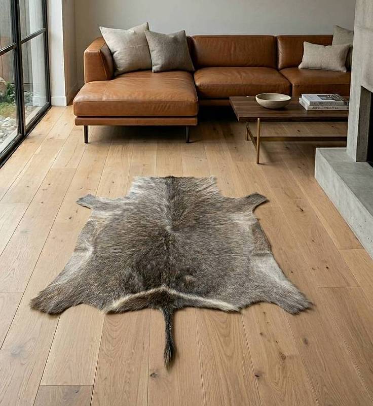 Tanned Waterbuck hide African waterbuck hide